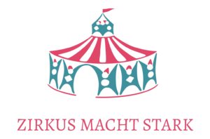 Logo von "Zirkus macht Stark": Zirkuszelt mit Schriftzug